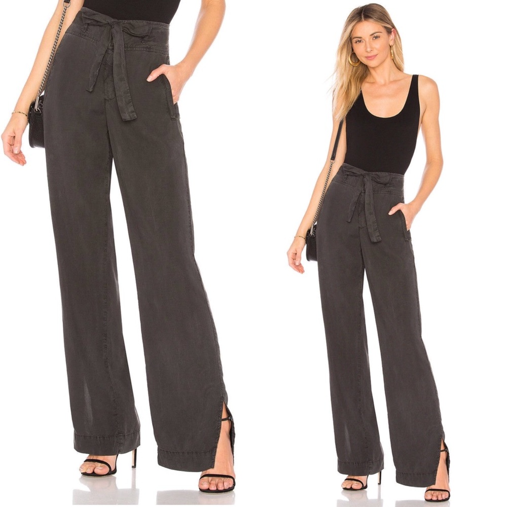 Anthropologie Cloth&Stone Waist Tie Wide Leg